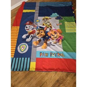 Nickelodeon Paw Patrol Reversible Duvet Cover Twin Full Multi Color 72x86
